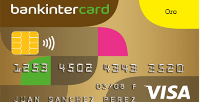 tarjeta Bankinter Card Oro