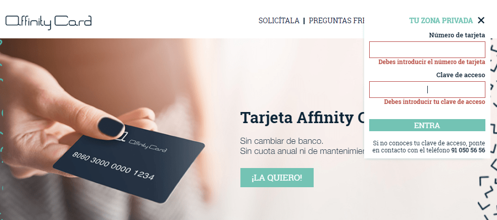 Affinity Card Visa