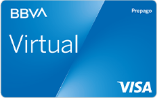 Tarjeta Virtual BBVA prepago Internet