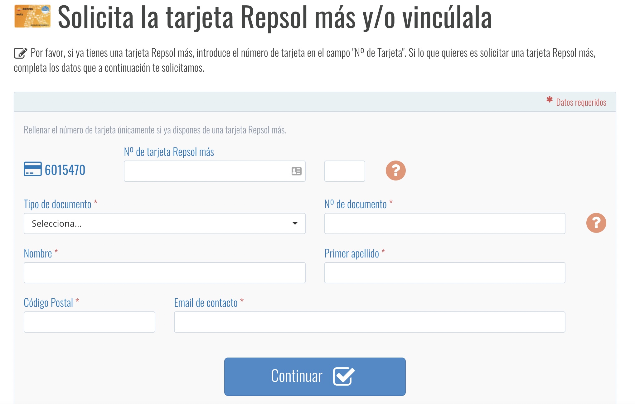 tarjeta Repsol Más